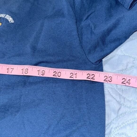 JERZEES "Show Me The Money" Las Vegas XL T-Shirt Blue Cotton/Polyester - Picture 5 of 6